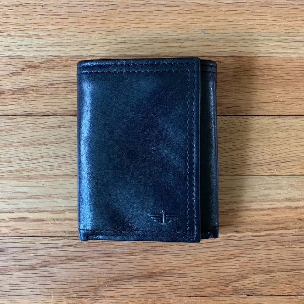 Dockers black leather wallet